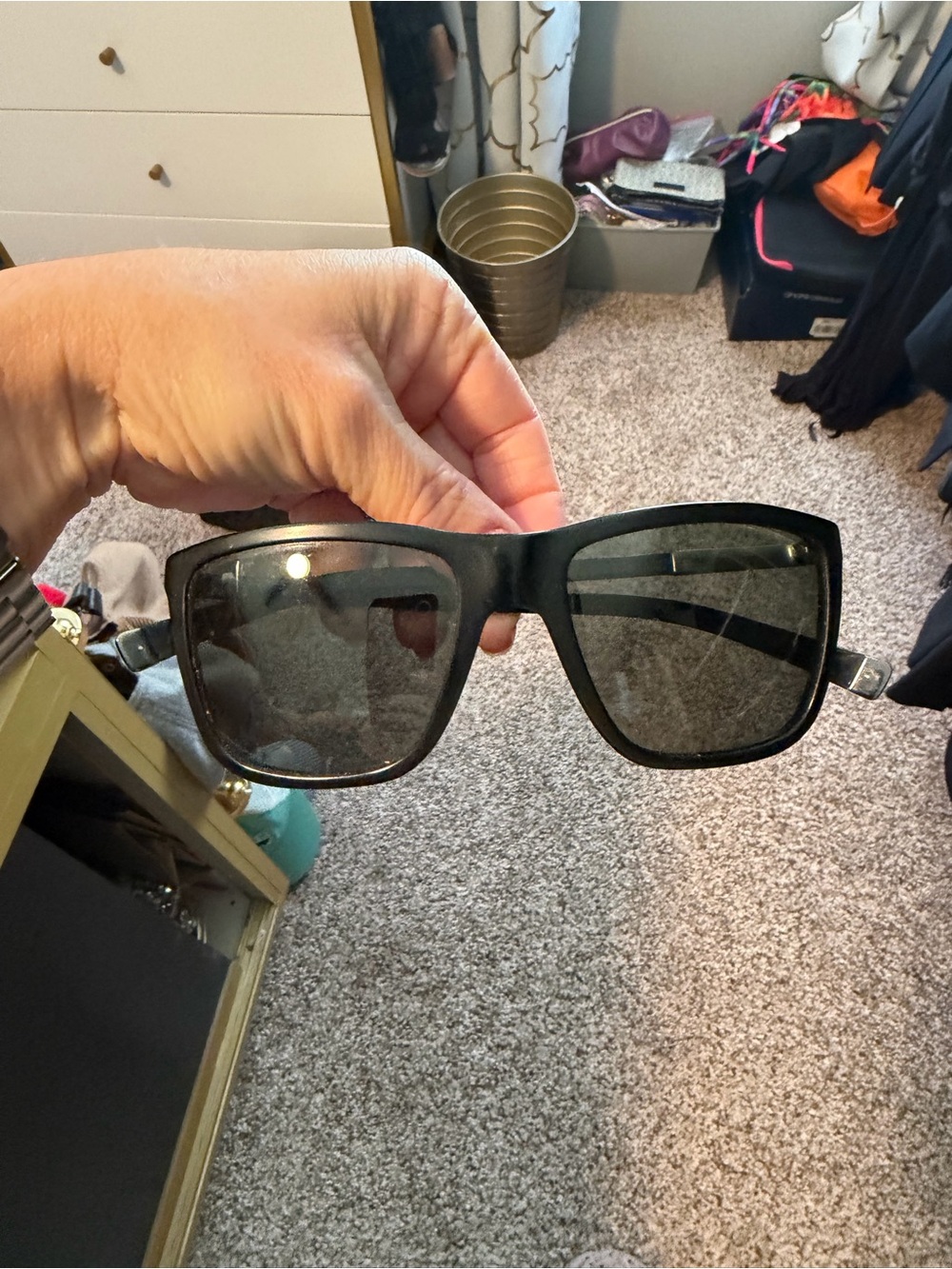 Dolce & Gabanna Black Square Sunglasses
